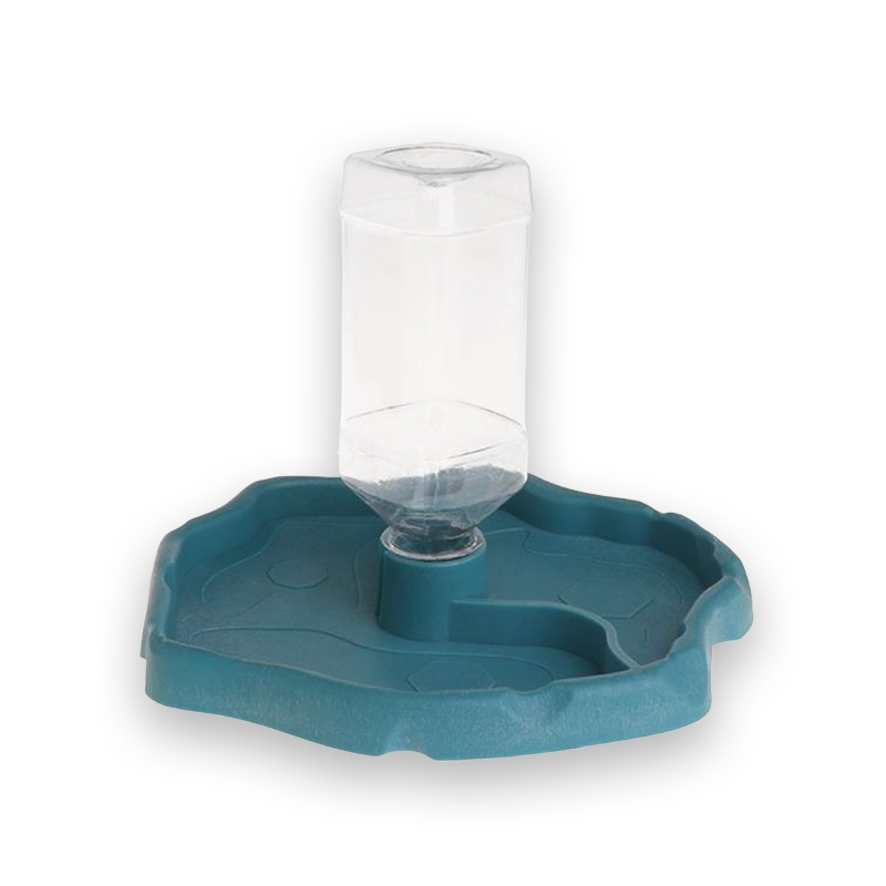 Lot De 3 Abreuvoirs Pour Reptiles - Gris, Empreinte Tortue | Pour Tortues Terrestres, Lézards, Serpents | Facile à Nettoyer, Bords Anti-éclaboussures