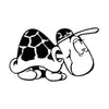 Autocollant Tortue Auto - Casquette