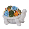 Estatua de tortuga solar - Flores