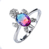 Anello Tartaruga - Opale Multicolore