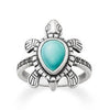 Turtle Ring - Turquoise Water