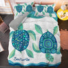 Parure de Lit Tortue 3PCS - Sea Paradise