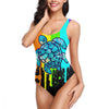 Costume da bagno dipinto a tartaruga (1 pezzo)