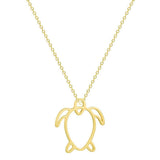 Collier Tortue Origami - Tropical