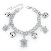 Bracelet Tortue - Coeurs