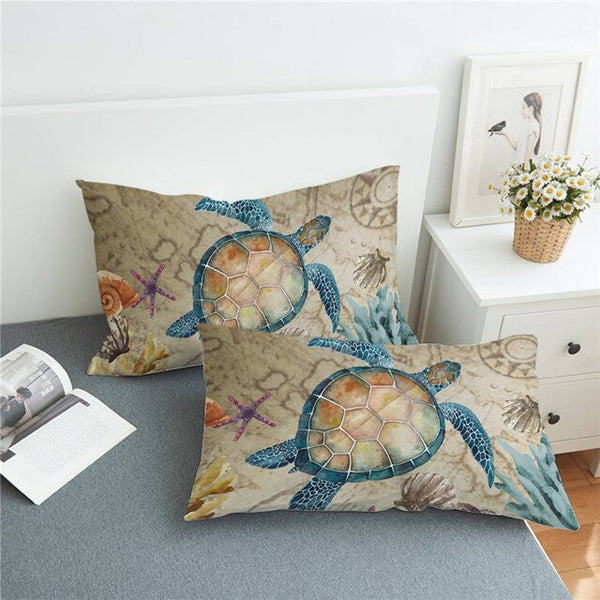 Coussin Tortue - Vintage