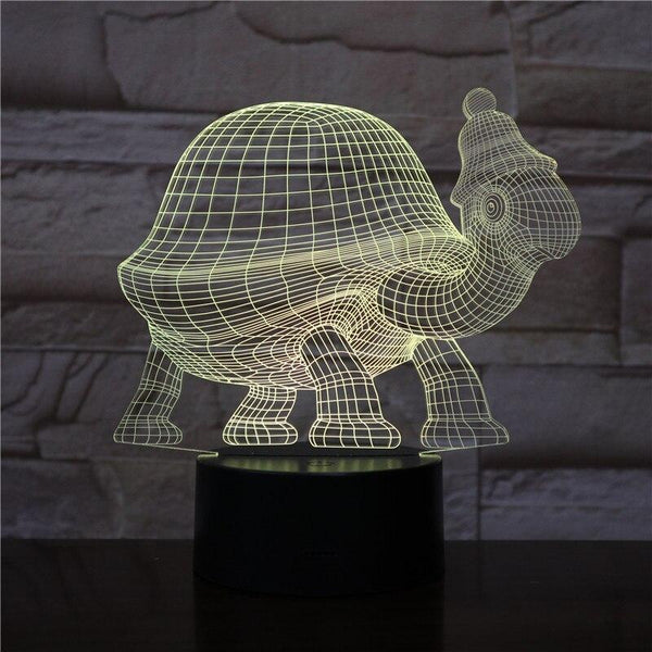 Lampe Tortue 3D - Bonnet