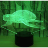 Veilleuse Tortue Océan - Lampe 3D