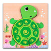 Jouet Tortue Bois - Puzzle 2-4 ans