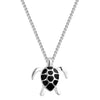 Pendentif Tortue - Carapace Noir