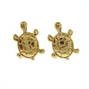 Boucles d'oreilles Tortue - Golden