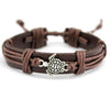 Bracelet Cuir avec Tortue - Adventure