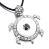 Pendentif Tortue - Diamant Blanc