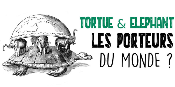 Tortue et Éléphant : Les porteurs du Monde