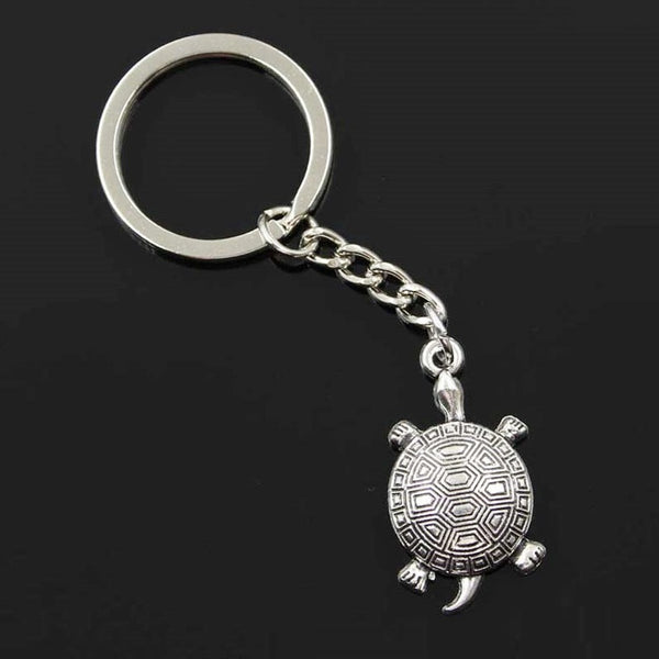 Vintage Style Turtle Keychain