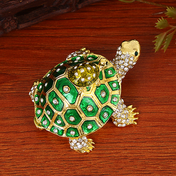 Schildkrötenschmuckschachtel - Diamant