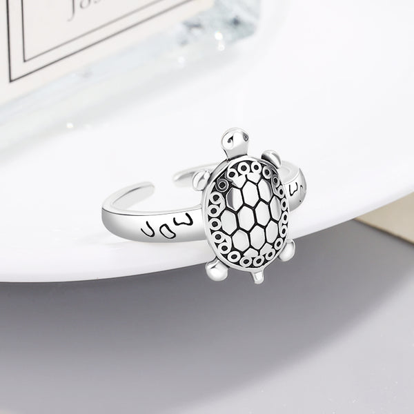 Bague Tortue Discrète - Classica (Acier)