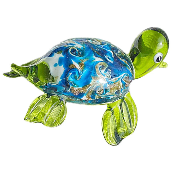 Figurine Tortue En Verre Cristal Feng Shui - Statuette Transparente Décorative, Symbole De Longévité Et Prospérité Pour Maison Et Bureau