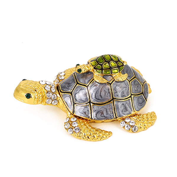Schildkrötenschmuckschachtel - Diamant