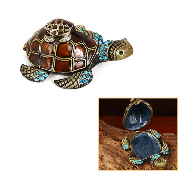 Schildkrötenschmuckschachtel - Diamant