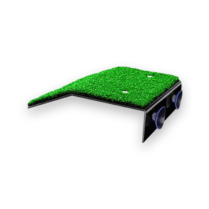 Plateforme Flottante Pour Tortue Aquatique - Île De Repos Avec Ventouses Réglables, Résine Durable - 21,5x12 Cm Pour Aquarium