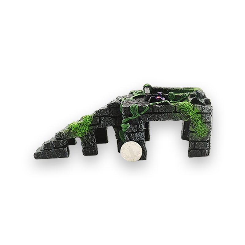 Grand Terrarium Aquatique Pour Tortues Avec Plateforme - 28.5x14.5x13 Cm, Transparent, Pour Tortues, Grenouilles Et Petits Reptiles