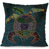 Housse Coussin Tortue - Indien