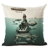 Housse Coussin Tortue - Industrie