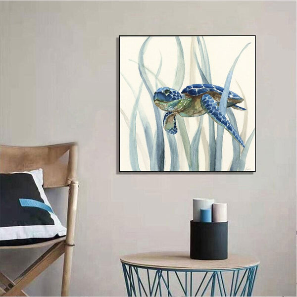 Poster Tortue Plantes