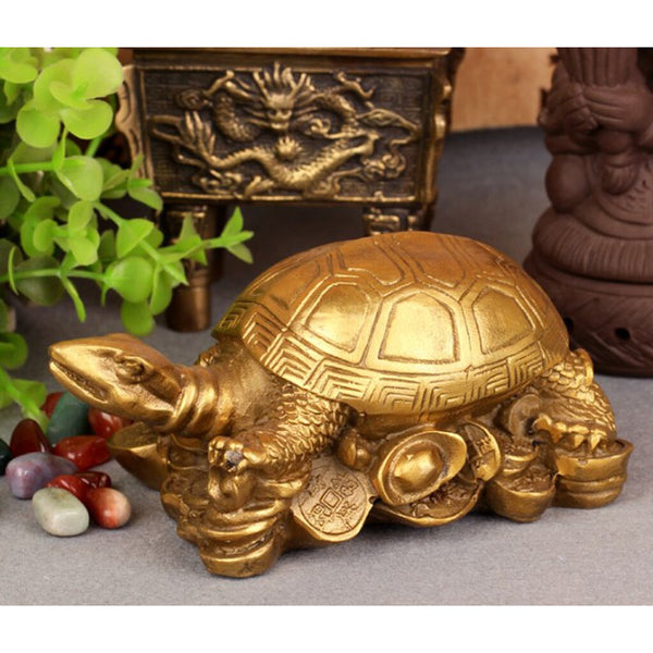 Figurine Tortue - Chinoise (Cuivre)