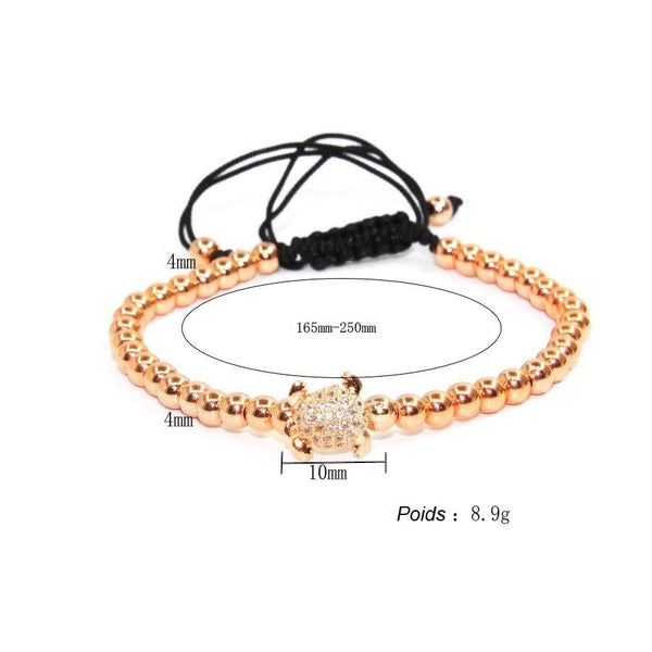 bracelet tortue perles dimensions