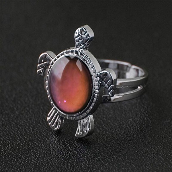 bague tortue oval