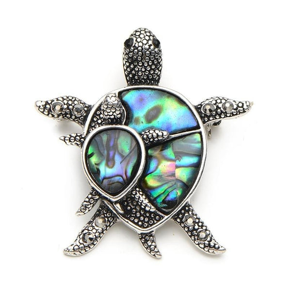 Broche de tortuga - Concha perlada
