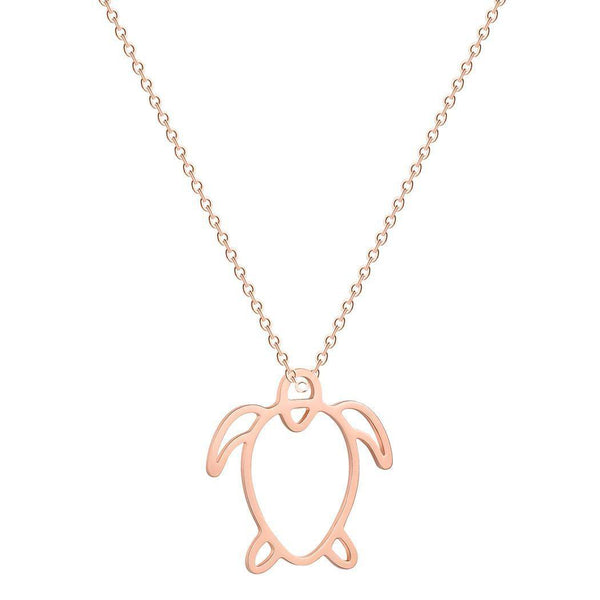 Collier Tortue Origami - Tropical