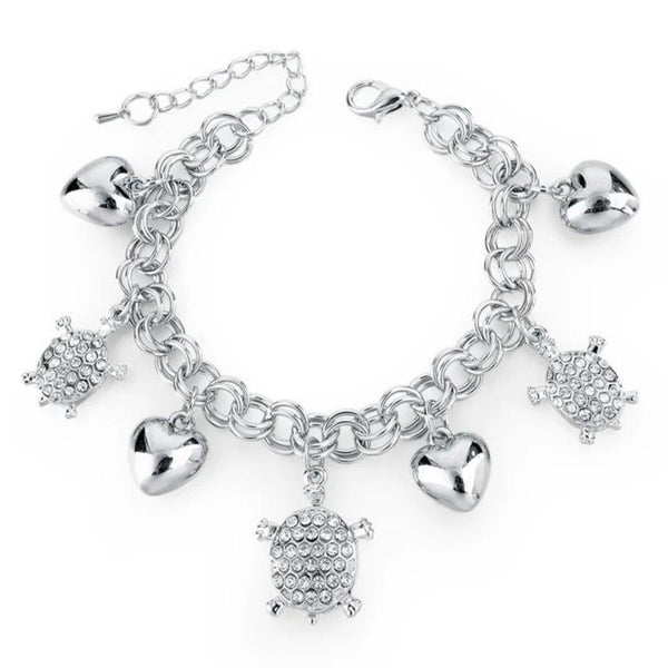 Bracelet Tortue - Coeurs