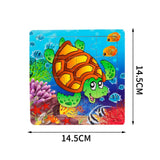 Jouet Tortue - Puzzle 2-4 ans