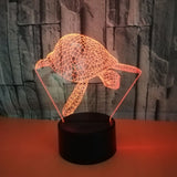 Veilleuse Tortue Marine - Lampe 3D